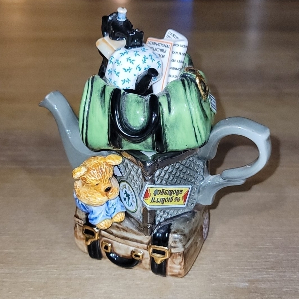 Vintage Paul Cardew Travelers Return Teapot Made in England Limited Edition - Picture 2 of 12